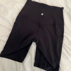 Lululemon Biker Shorts with Pockets